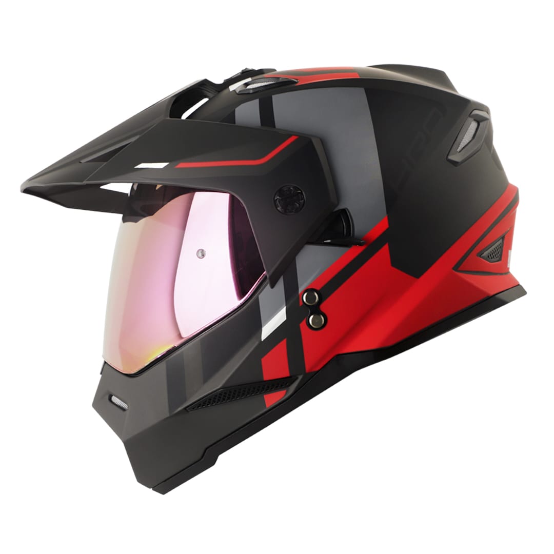 Casco HRO MX330 DRY GR Rojo