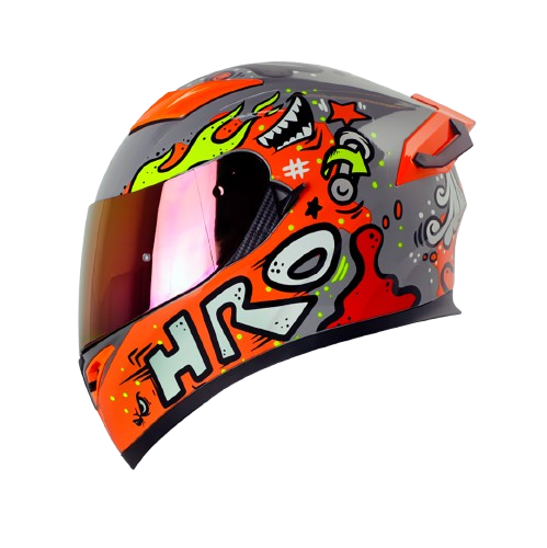 Casco HRO 514 Funner Naranjo