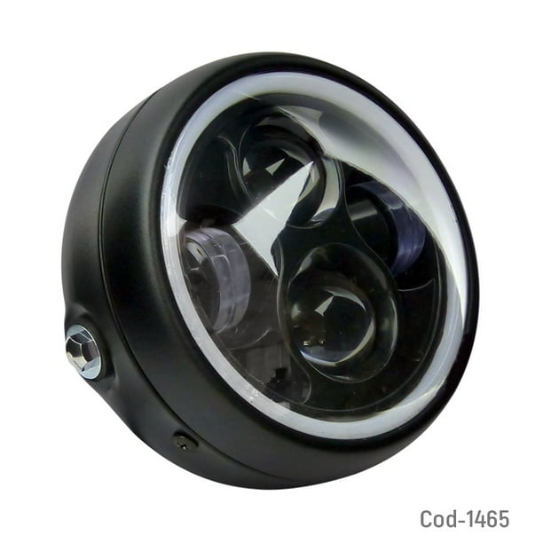 Foco Delantero Led Xenon Aro Blanco 40W