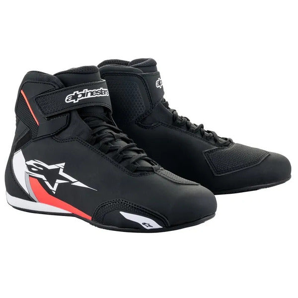 Botin Alpinestars Sektor Shoes Negro Rojo