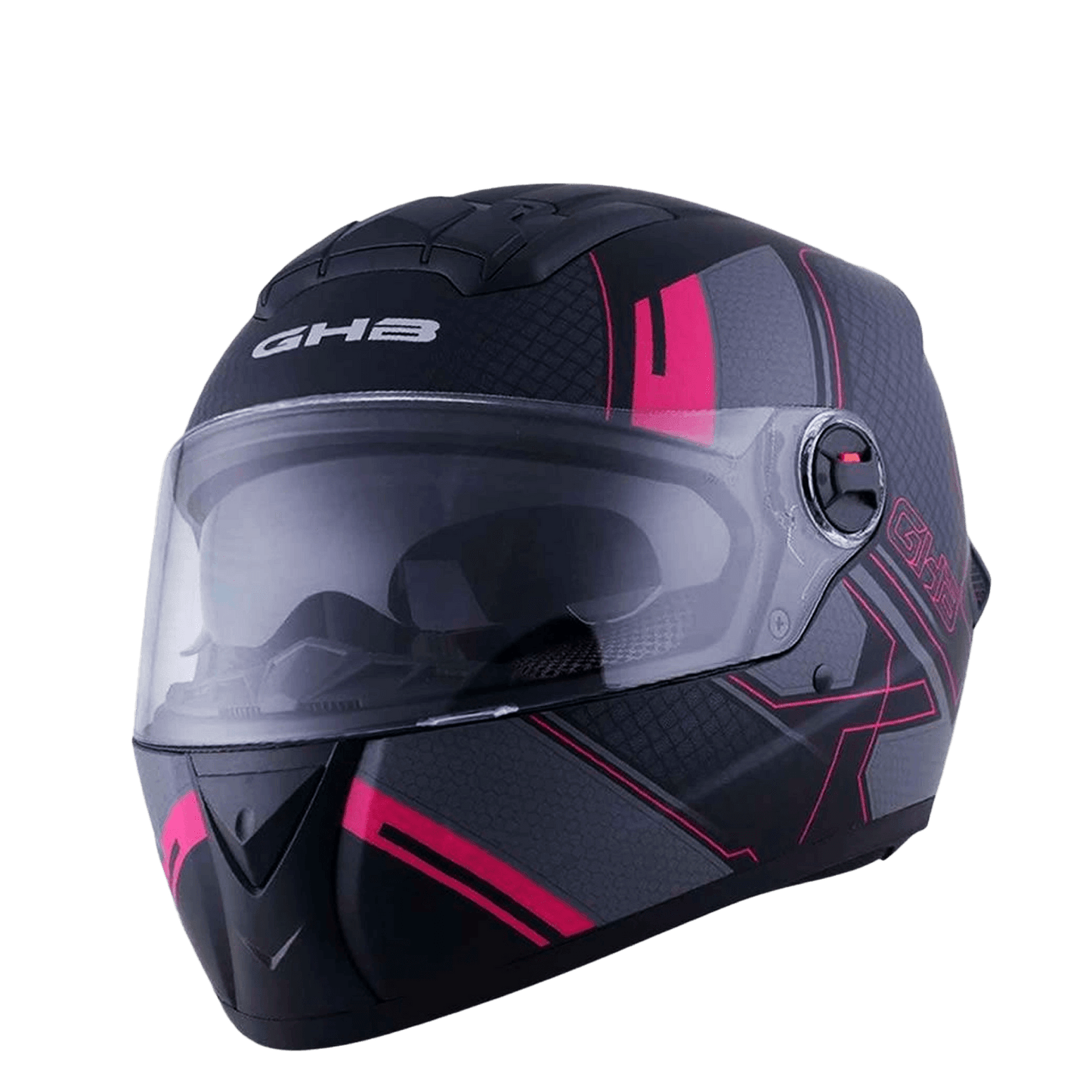 Casco GHB M61 Motion Negro Rosa