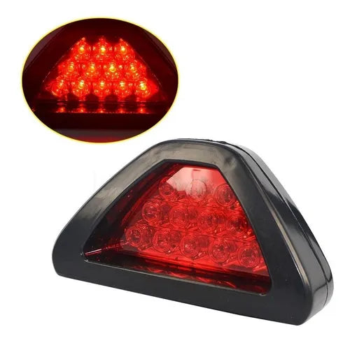 Tercera Luz De Freno Auxiliar Strobo Triangular Rojo