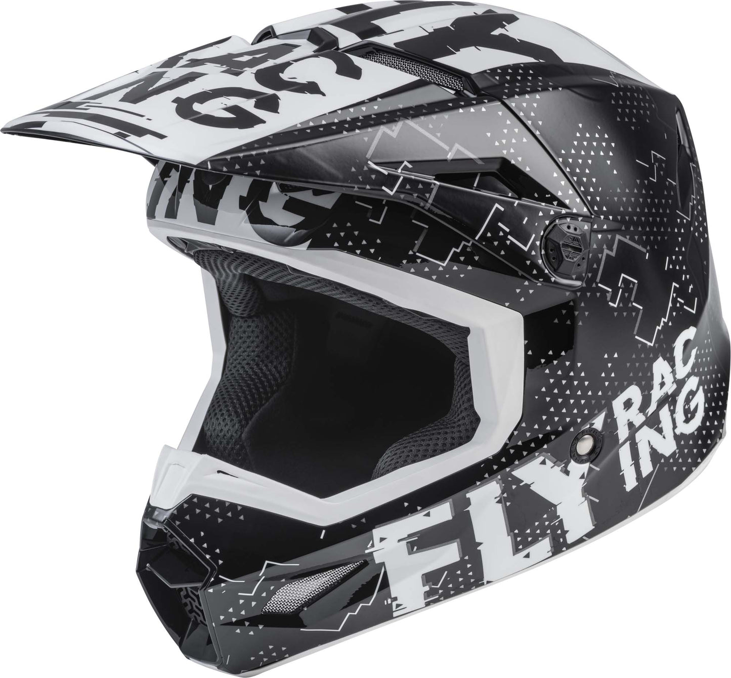 Casco FLY Kinetic Scan Youth Blanco