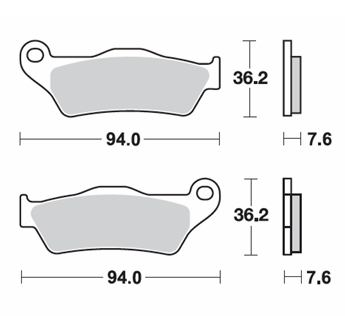 Pastilla MTX Sintetizada Delantera YAMAHA TENERE-700/FZ-16 Trasera KTM Adventure 790 ADV LMP-271