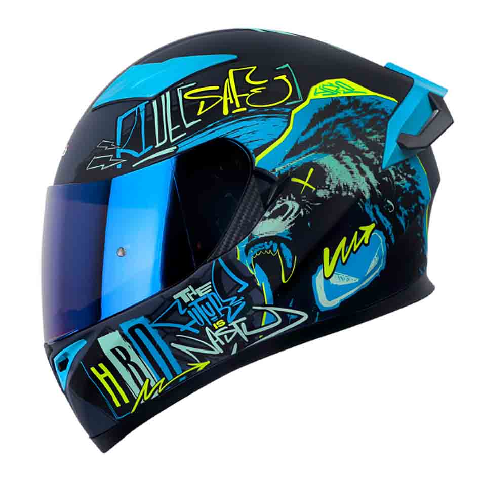 Casco HRO 514 Grunge azul