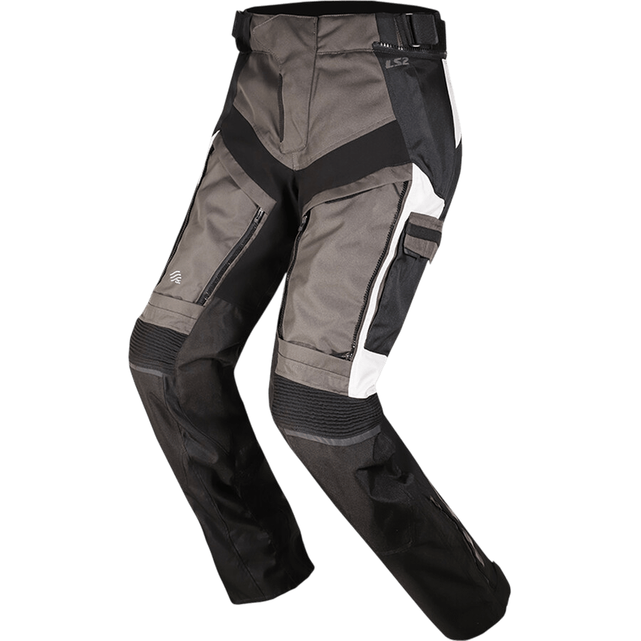 Pantalon LS2 Norway Negro Gris Blanco