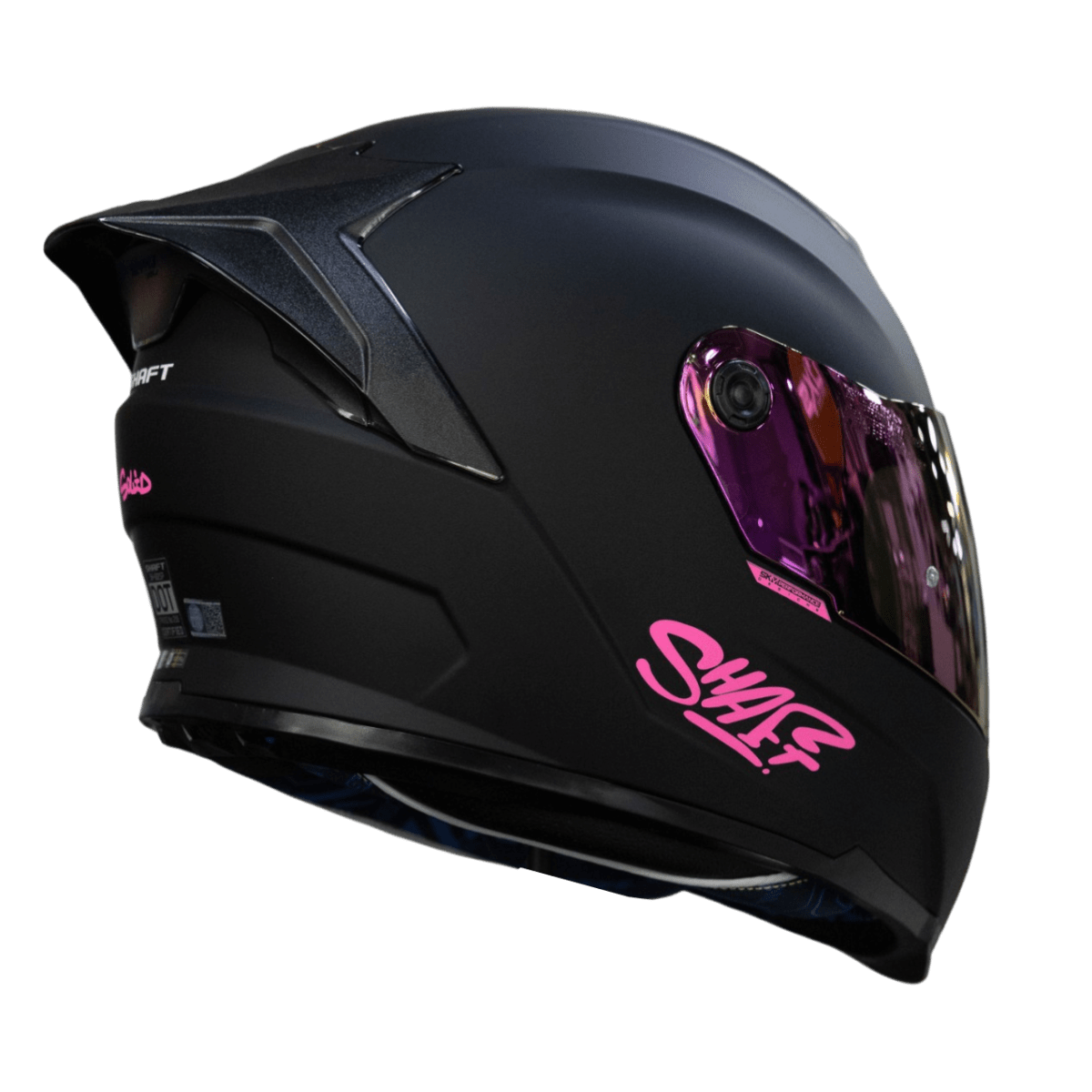 Casco Shaft 502 Negro Rosa