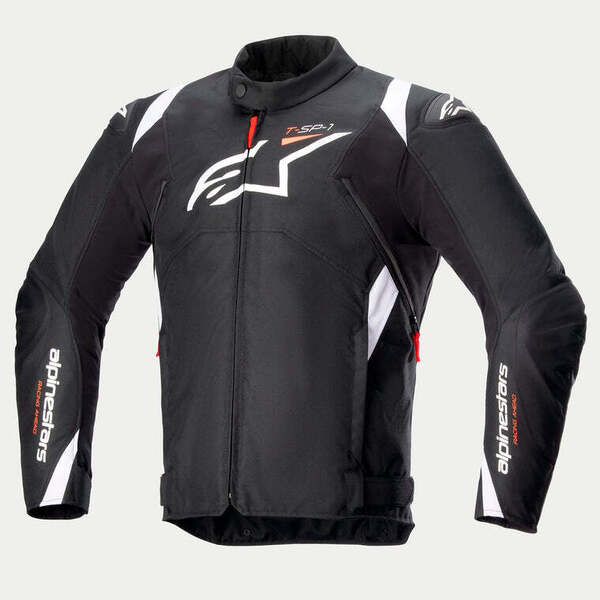 Chaqueta Alpinestar T-SP 1 V2 Impermeable Negro Blanco