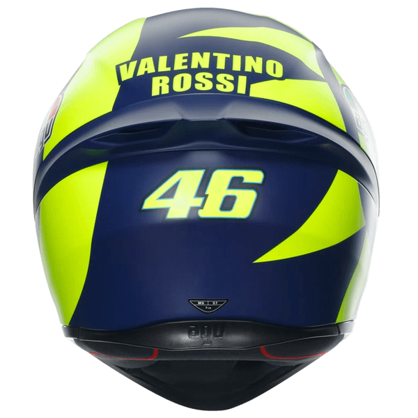Casco AGV K1 Soleluna 2018 Amarillo Azul Matte