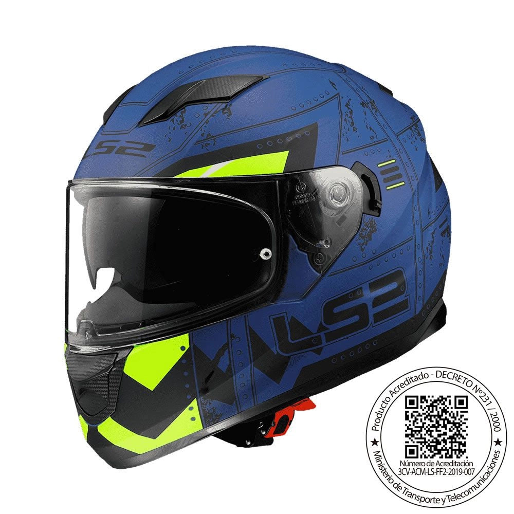 Casco LS2 FF320 Max Azul