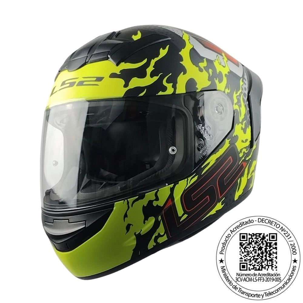 Casco LS2 FF352 Antars Amarillo