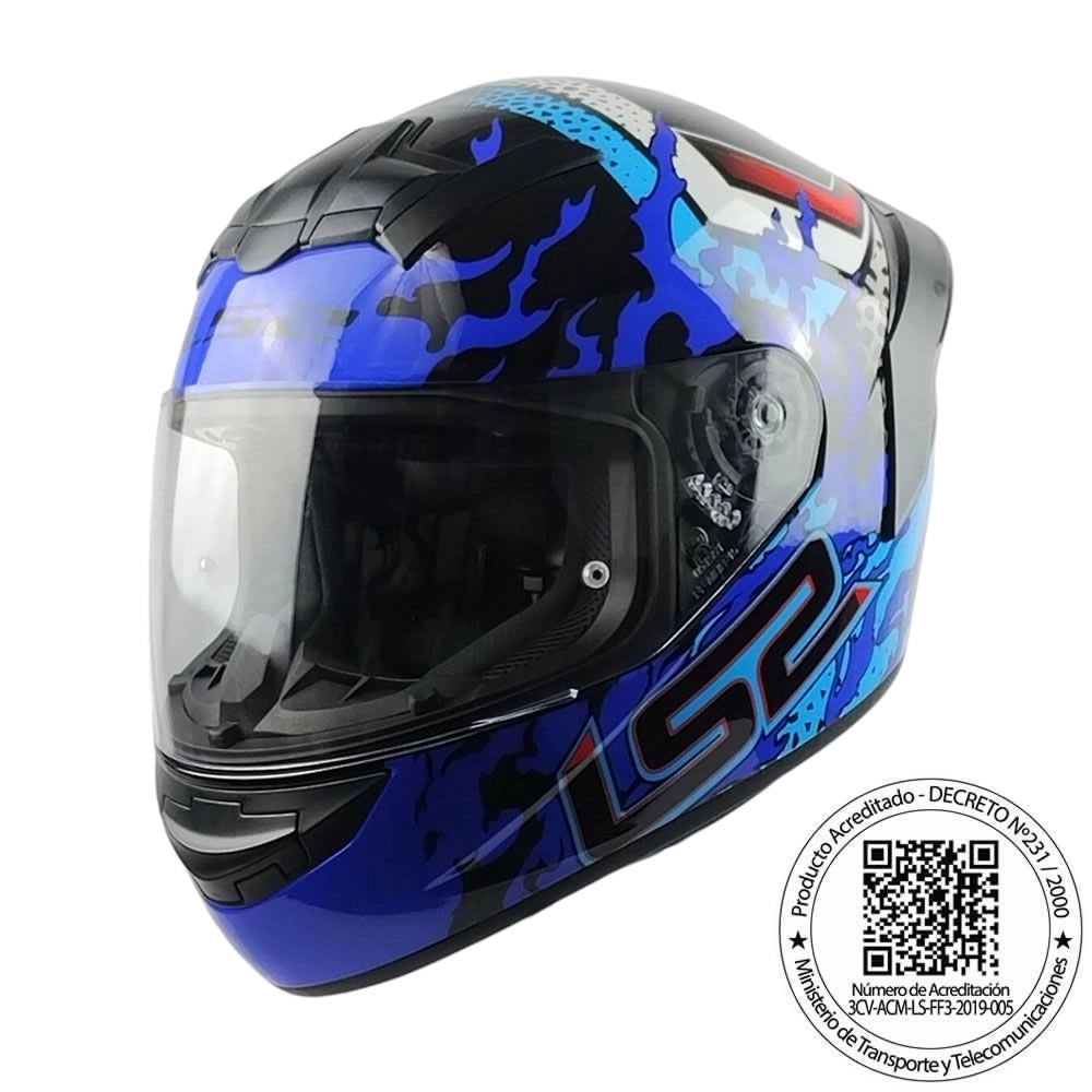 Casco LS2 FF352 Antars Azul