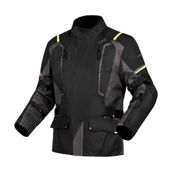 Chaqueta Ls2 Narvik Negro Amarillo