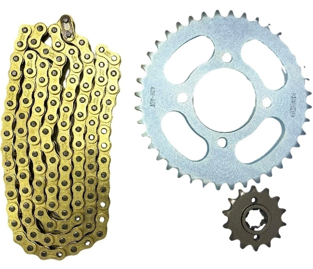 Kit Transmision Seipro NS160 45D 15D 428H DORADA