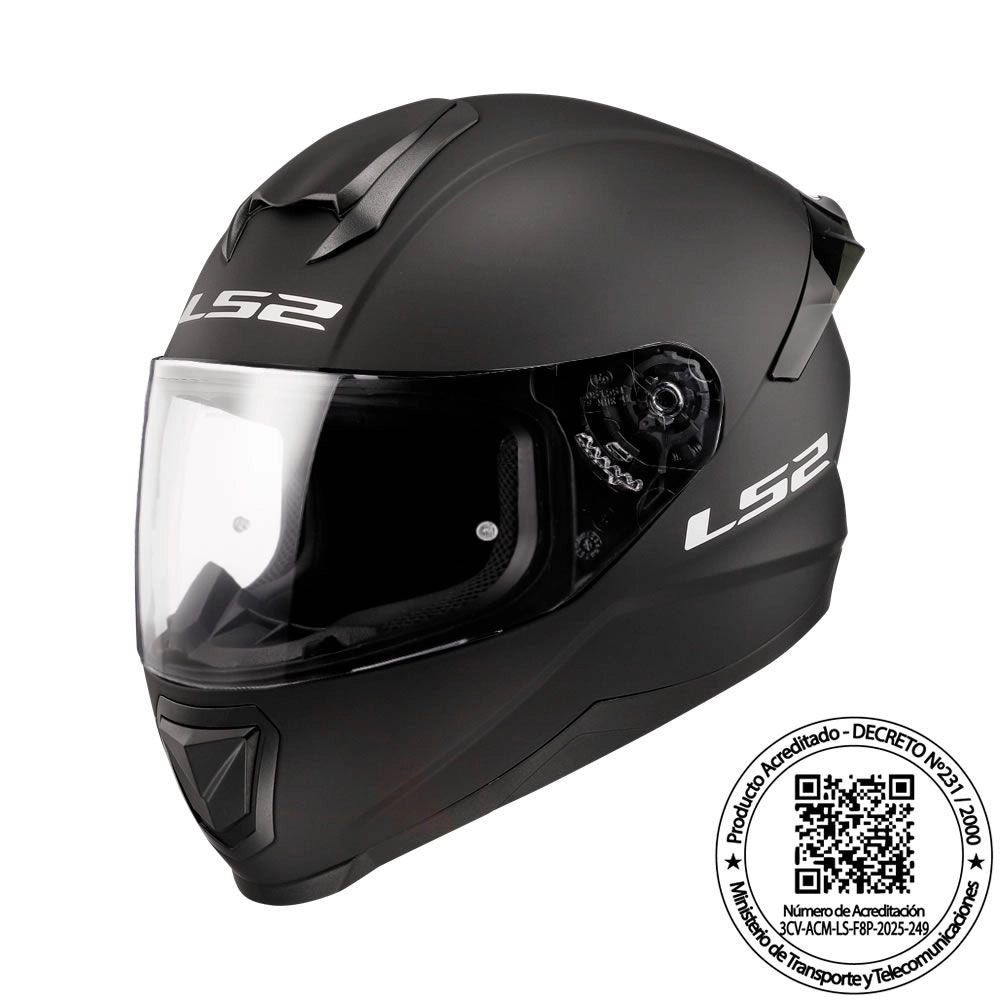 Casco LS2 FF802 FLASH II Negro Matte