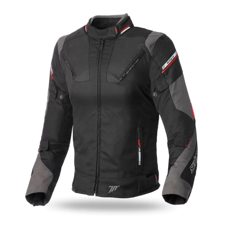 Chaqueta Seventy SDJR71 Negro Rojo Mujer