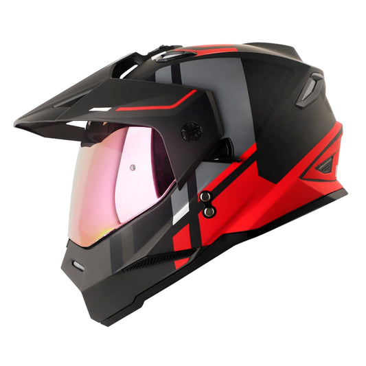 Casco HRO MX330 DRY GR Rojo