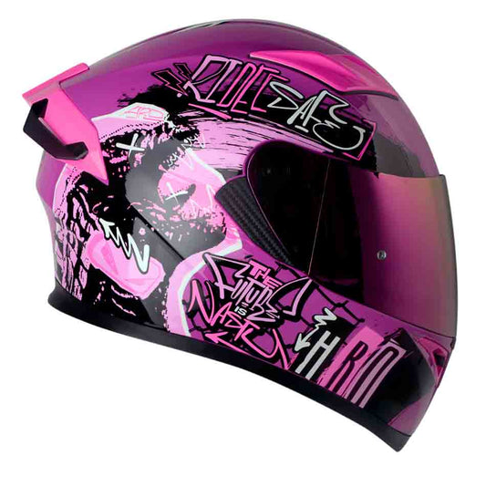 Casco HRO 514 Grunge Morado