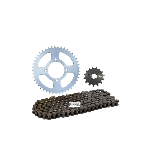Kit Transmision Riffel Pulsar NS150 45T 15Z