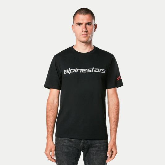 Polera Alpinestars Linears Wordmark CSF Negro
