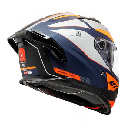 Casco MT FF128 SV Braker SV PursuiT C4 Naranja Mate