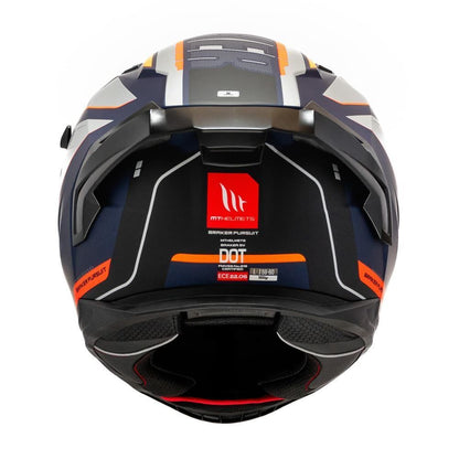 Casco MT FF128 SV Braker SV PursuiT C4 Naranja Mate