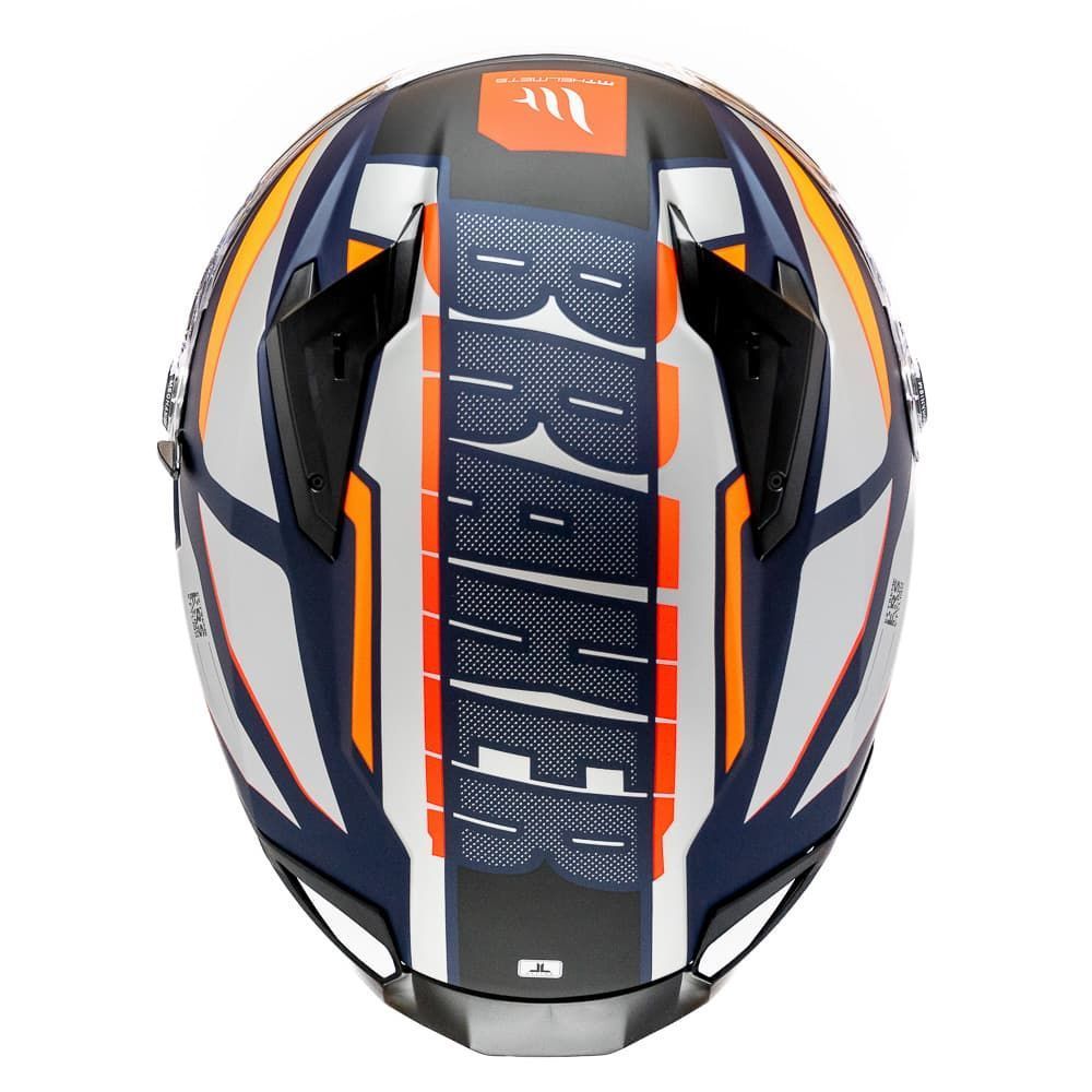 Casco MT FF128 SV Braker SV PursuiT C4 Naranja Mate