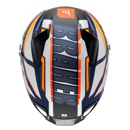 Casco MT FF128 SV Braker SV PursuiT C4 Naranja Mate