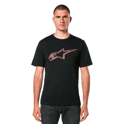 Polera Alpinestars Ageless Shadow Negro Rojo