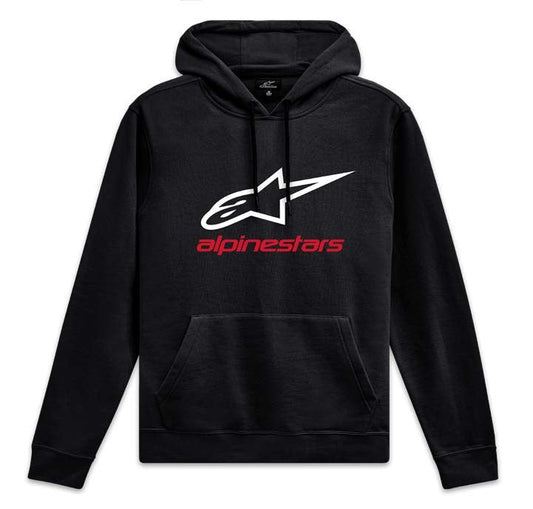 Poleron Alpinestars Alway V3 Negro Rojo