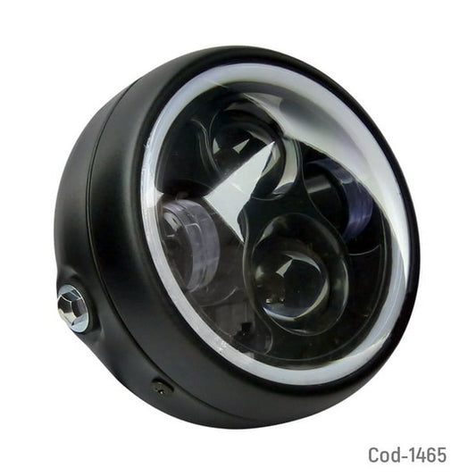 Foco Delantero Led Xenon Aro Blanco 40W