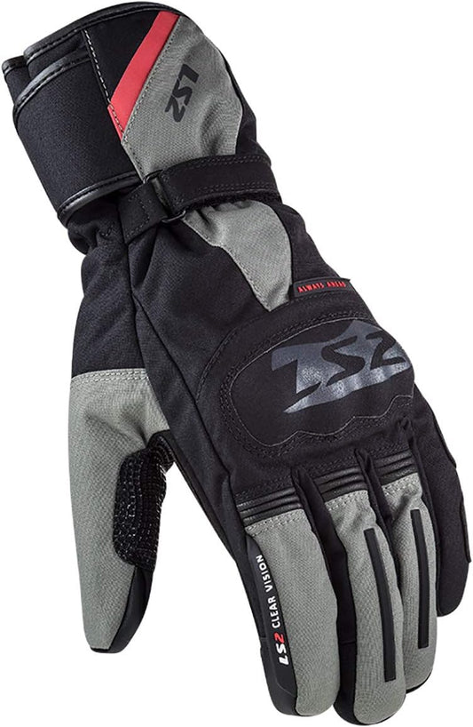 Guante LS2 Snow Negro Verde