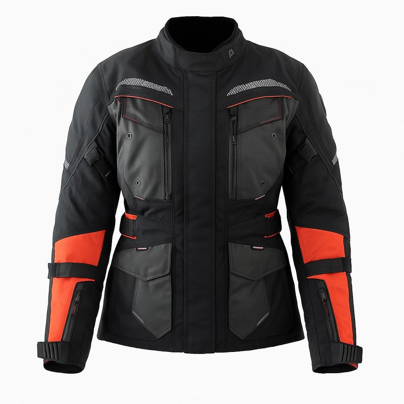 Chaqueta Octane Sonic Lady Negro Rojo