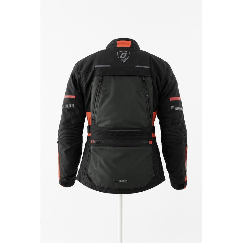 Chaqueta Octane Sonic Lady Negro Rojo