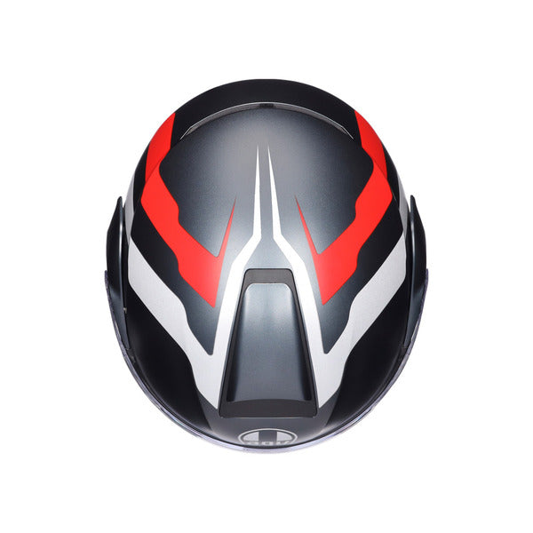Casco AGV Streetmodular Gris Rojo