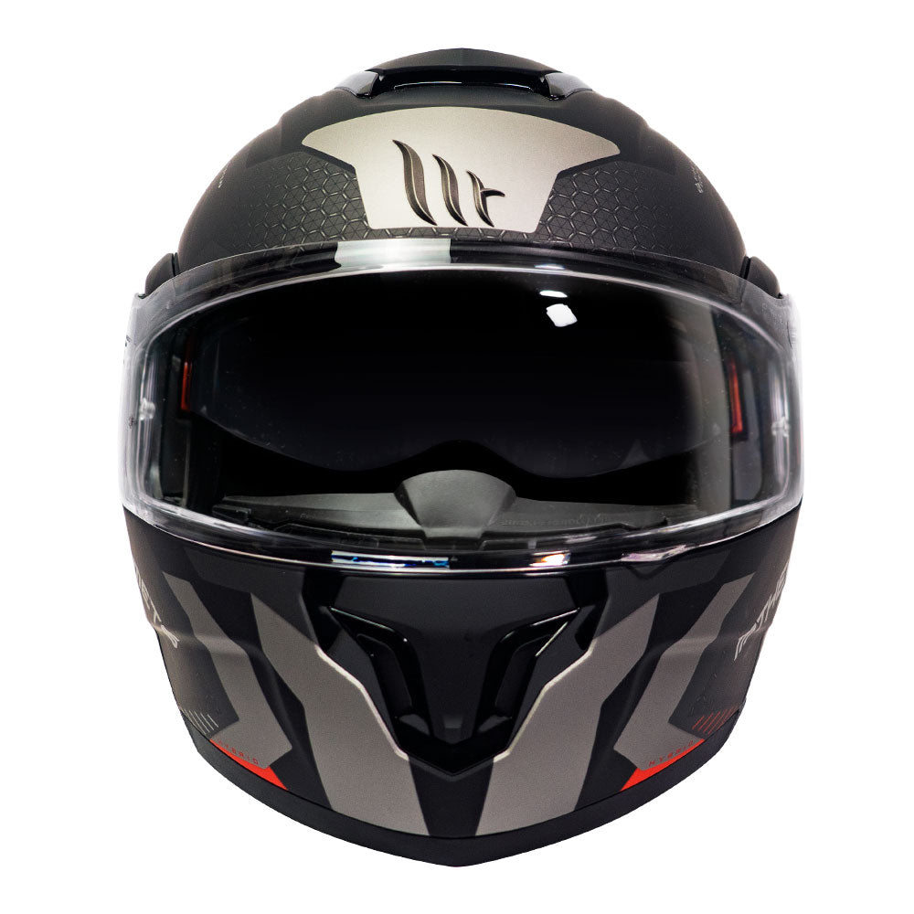 Casco MT FU401 Atom SV Hibrido F5 Rojo Mate