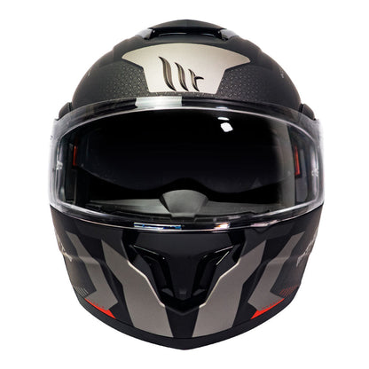 Casco MT FU401 Atom SV Hibrido F5 Rojo Mate