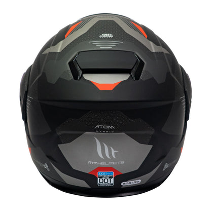 Casco MT FU401 Atom SV Hibrido F5 Rojo Mate