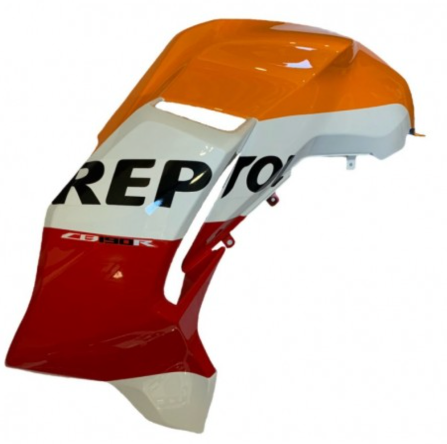 Plástico Tapas Cubre Estanque Moto Honda Cb190r REPSOL año 2016-2019 PAR