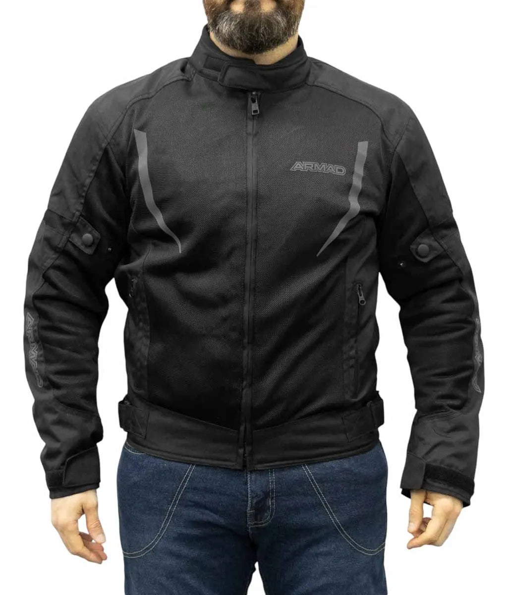 Chaqueta Armad Gear AIR-B Negro Verano