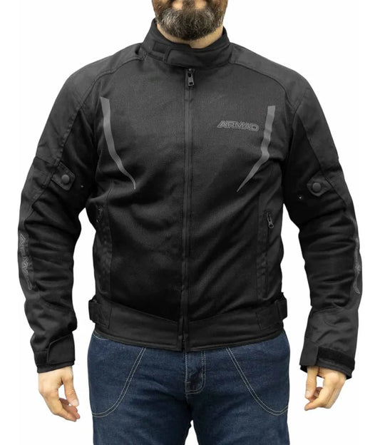 Chaqueta Armad Gear AIR-B Negro Verano