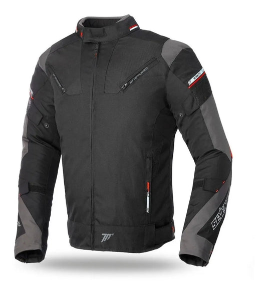 Chaqueta Seventy SDJR69 Negro Rojo