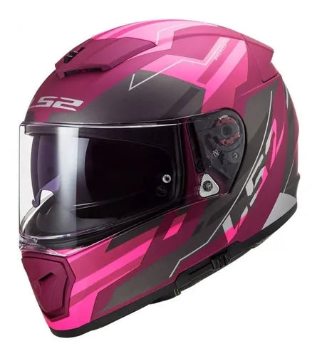 Casco LS2 FF390 Betta Morado