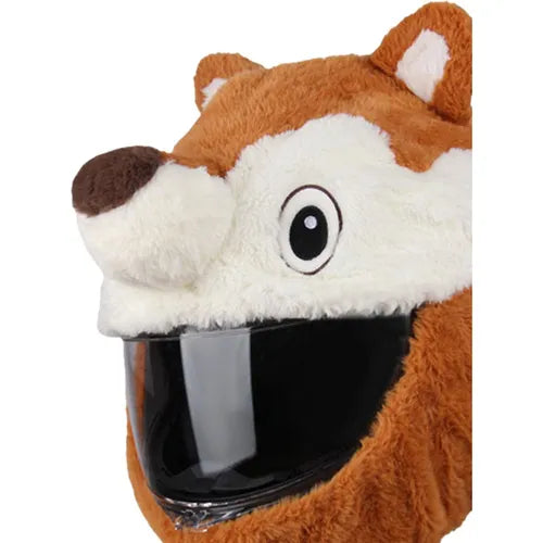 Funda Cubierta Casco Ardilla Cafe