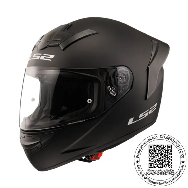 Casco LS2 FF352 Negro Mate