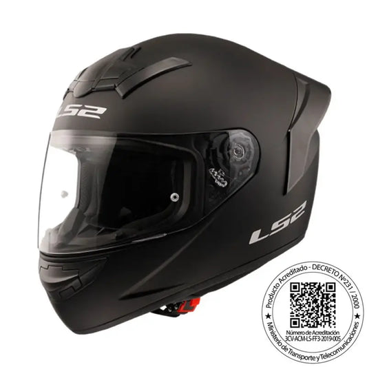 Casco LS2 FF352 Negro Mate