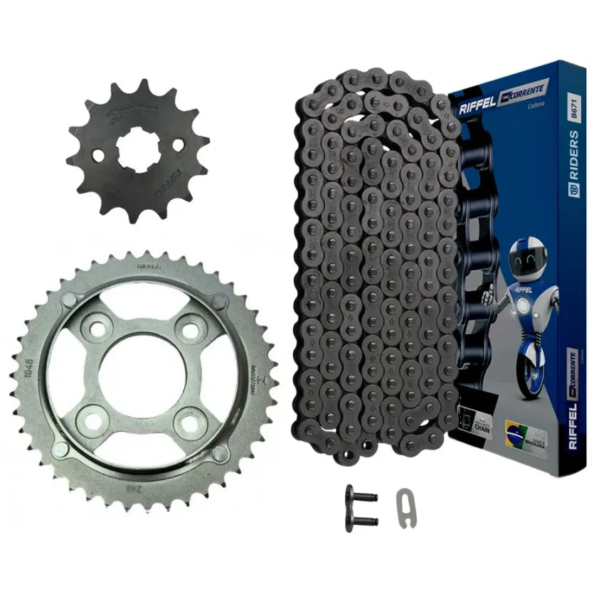 Kit Transmision Riffel Honda Xblade 160 45T 15Z