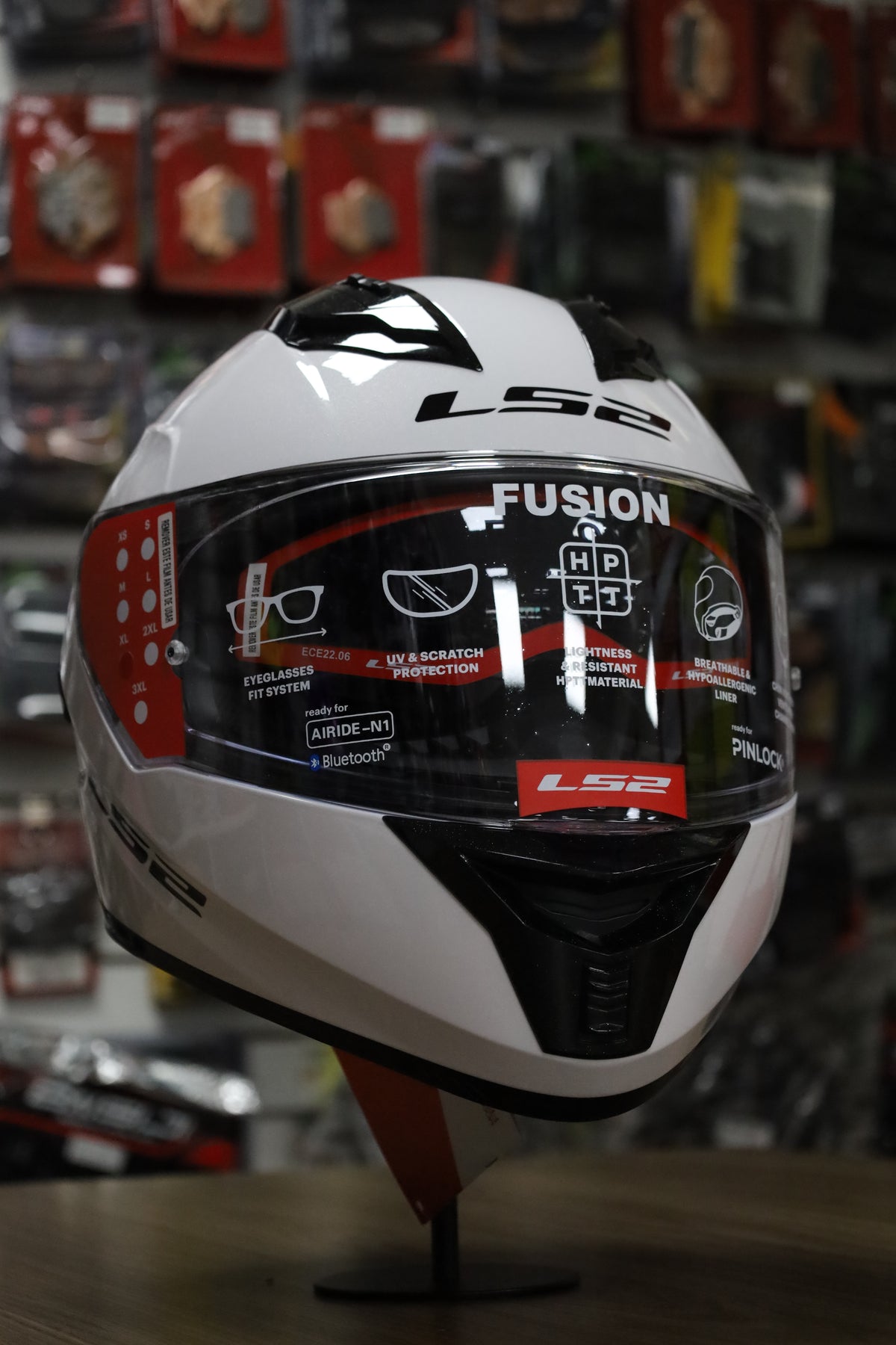 Casco LS2 FF806 Fusion Blanco