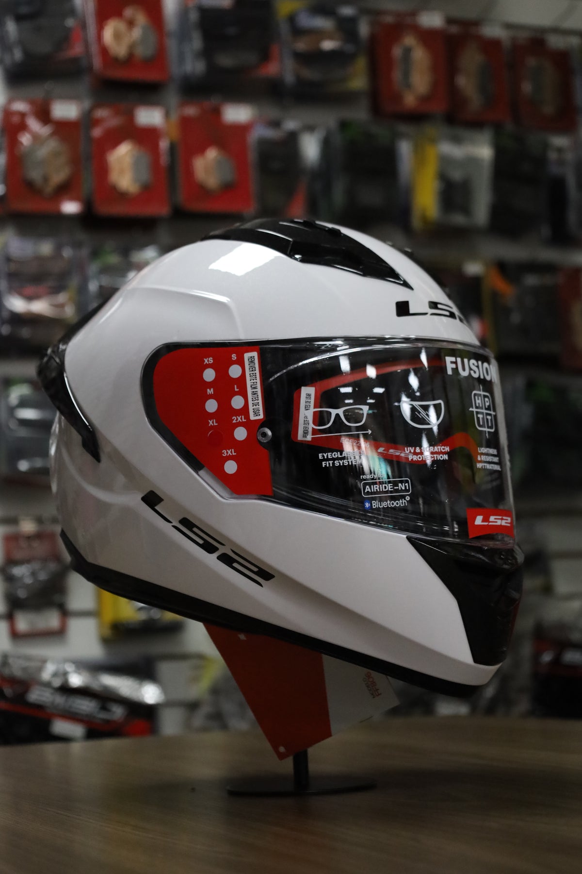 Casco LS2 FF806 Fusion Blanco