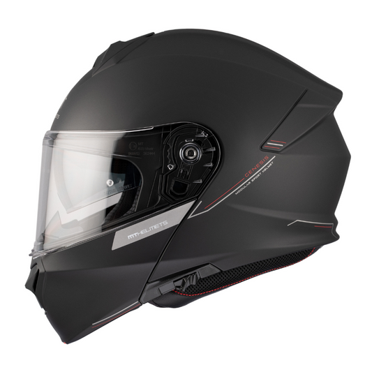 Casco MT FU935 SV Genesis SV Solid A1 Negro Mate